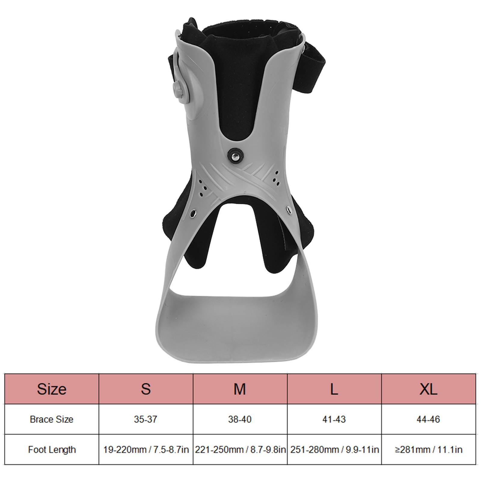 Foot Drop Brace Adjustable Buckle Soft Posture Correct Ankle Foot Ort …