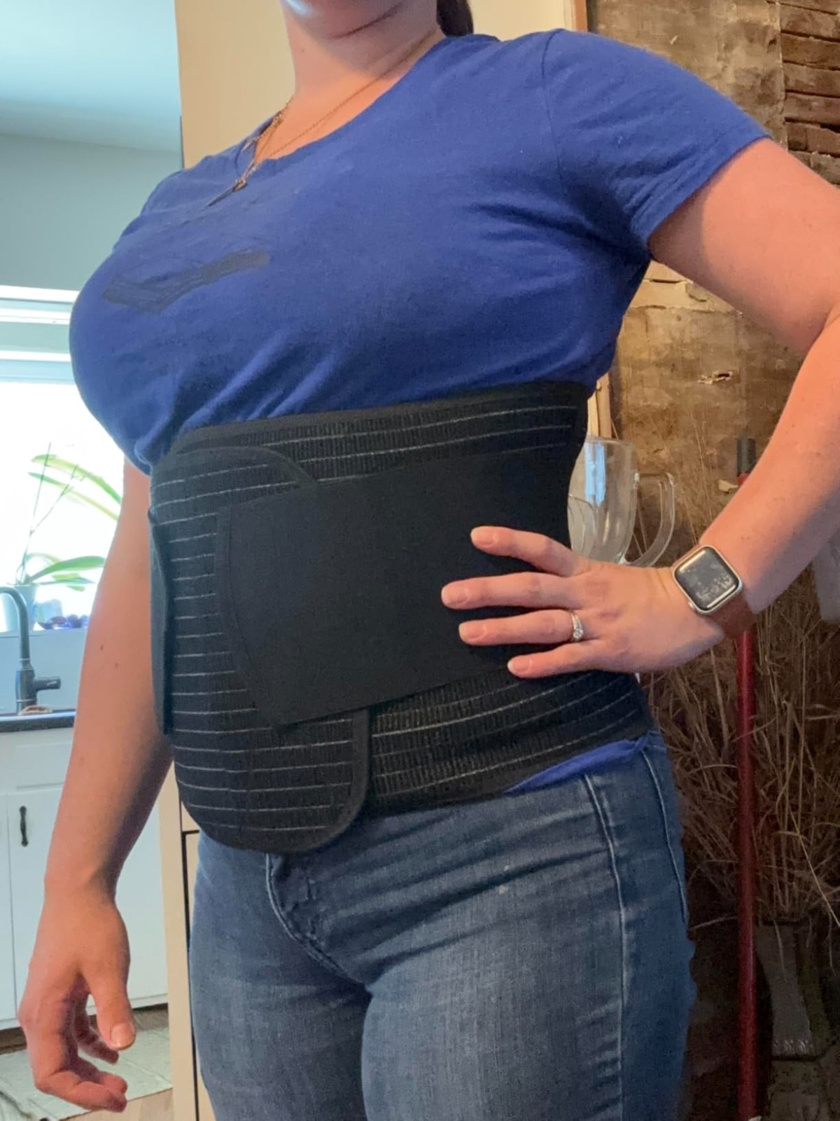 Abdominal Binder–Post Surgery & Postpartum Recovery Hernia (Large)