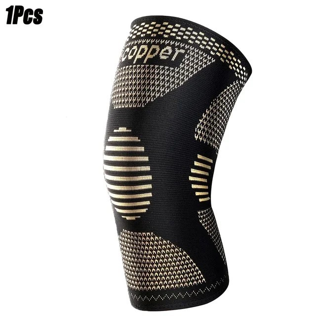 1 PCS Compression Knee Brace for Men, Women, Copper Compress Sleeve Top Quality