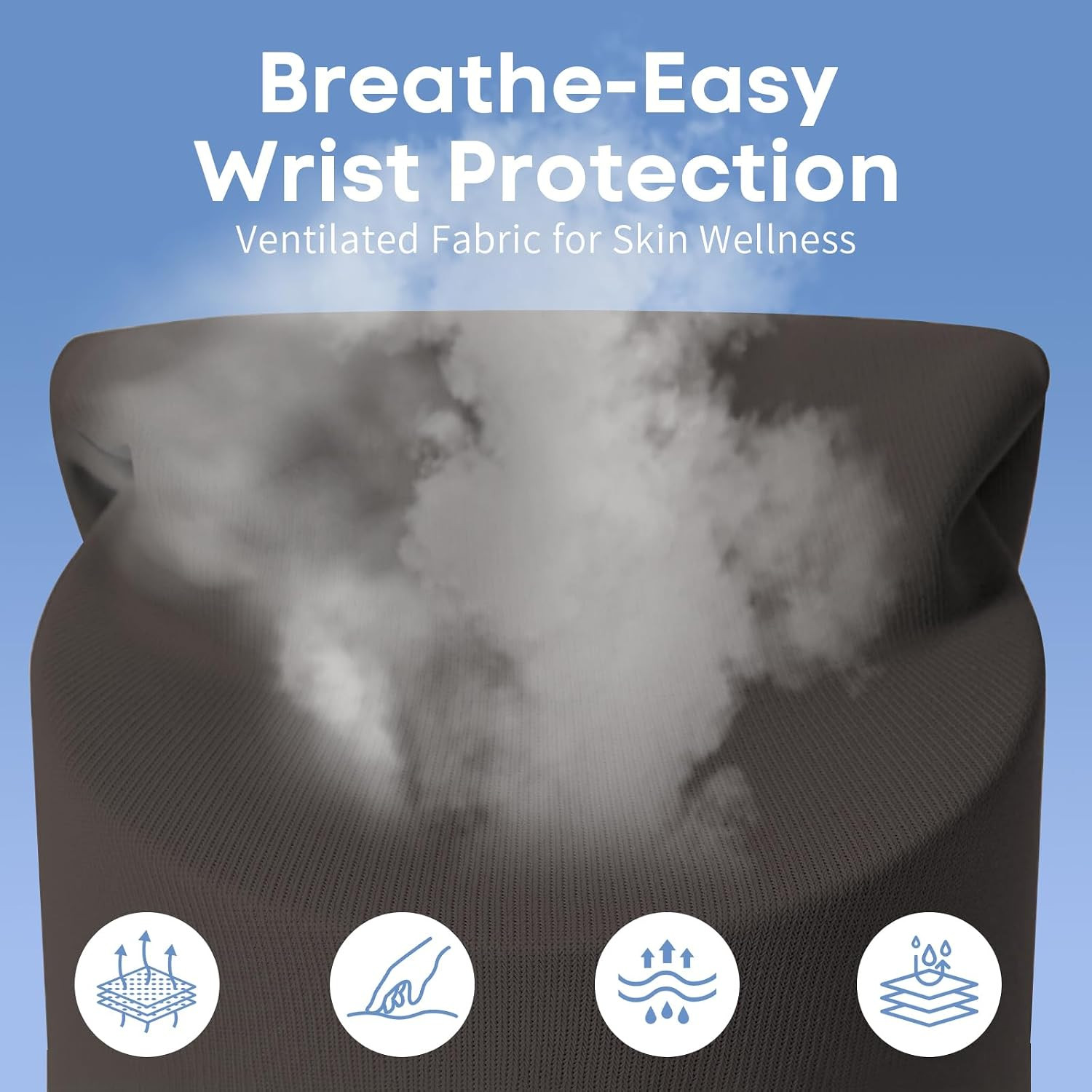 Thumb Wrist Support Braces,Breathable Thumb Compression Sleeves with Soft Gel Pa