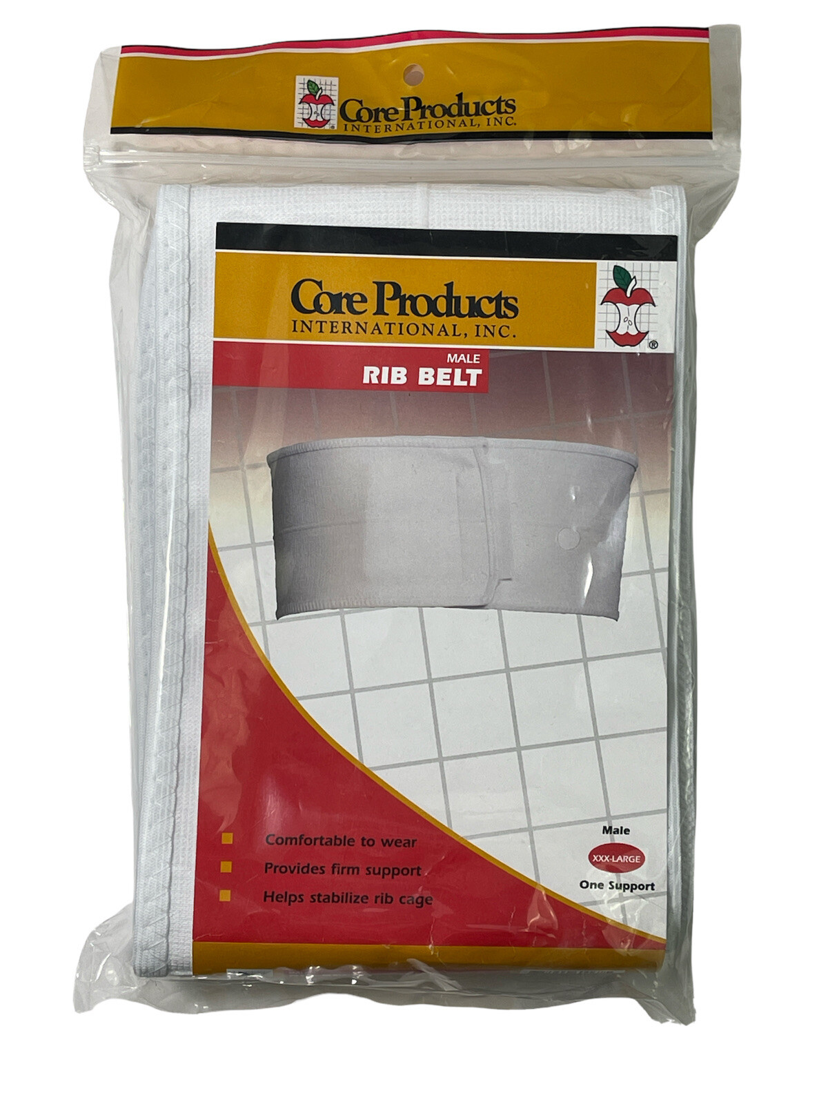 Core Products International Male Rib Belt XXX-Large 53 X 57″ Stabilizes Rib Cage
