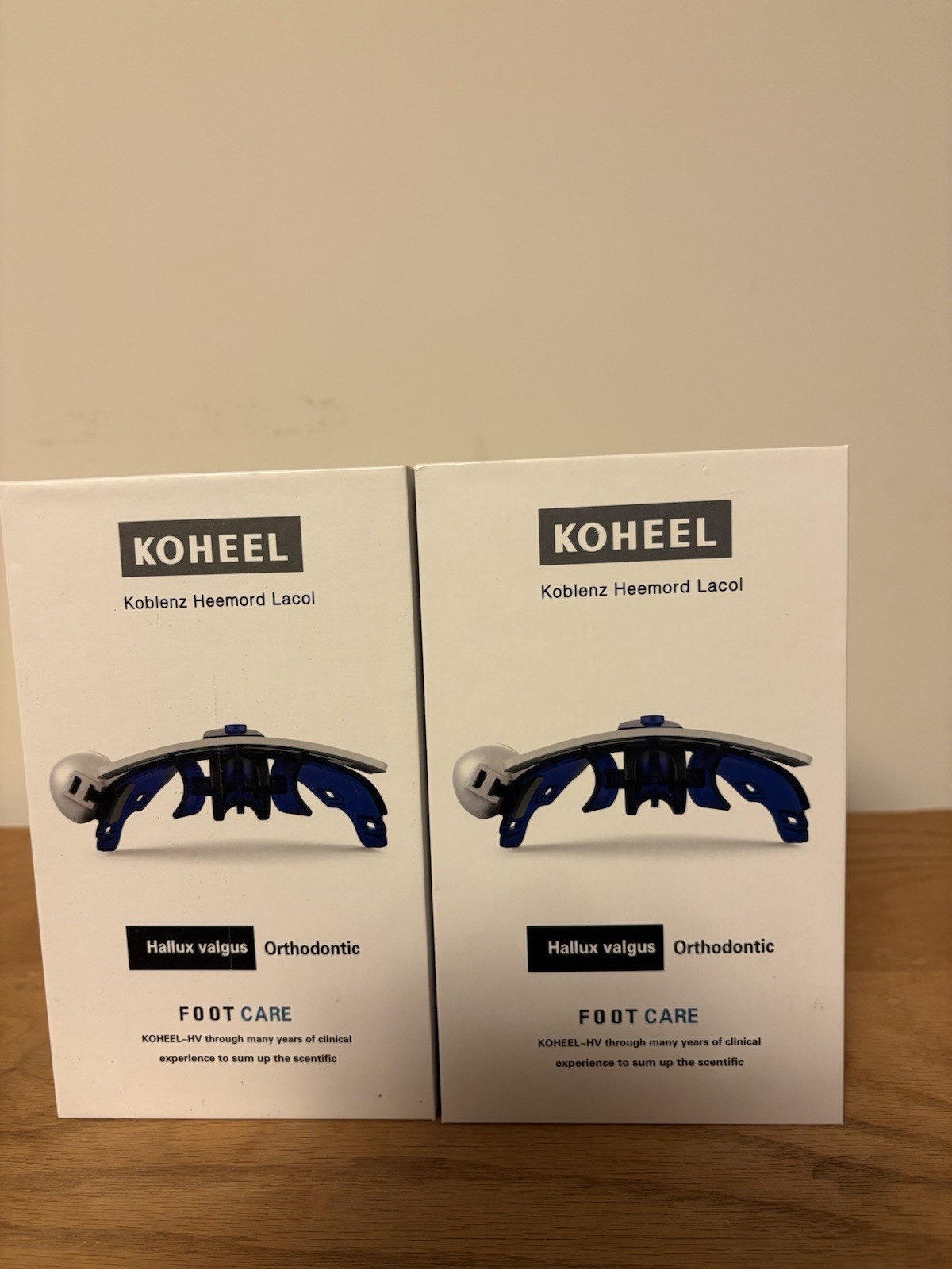Koheel Hallux Valgus Orthodontic Foot Care One Pair(for Left Foot/Right Foot)