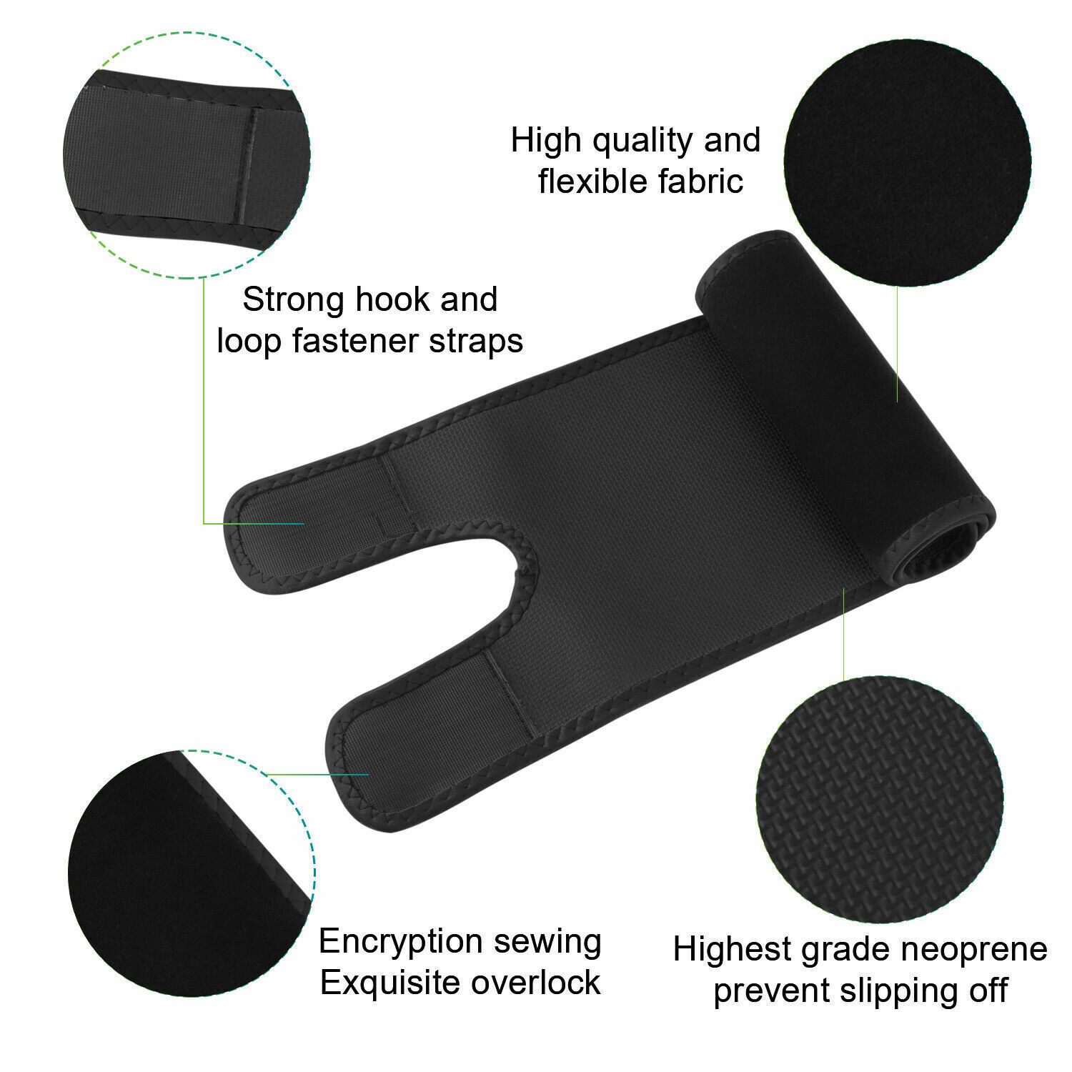 Compression Brace Wrap Thigh Sleeve Support Hamstring Groin Quad Pain Relief Gym