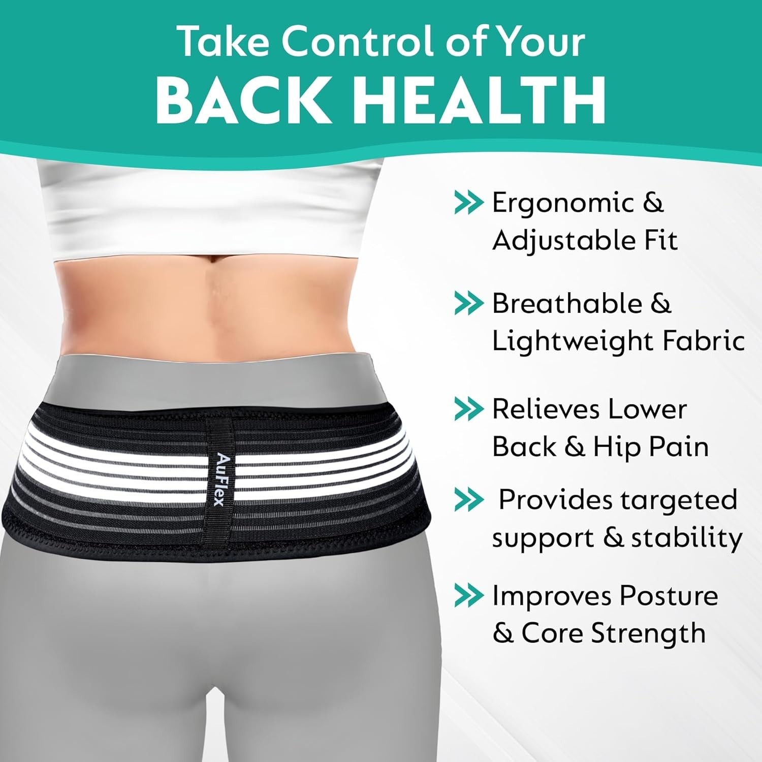Sacroiliac SI Joint Belt for Sciatica Pain Relief – Hip & Pelvic Support Brac…