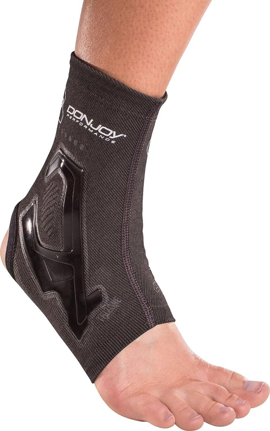 DONJOY PERFORMANCE TRIZONE COMPRESSION ANKLE SUPPORT BRACE BLACK, SMALL