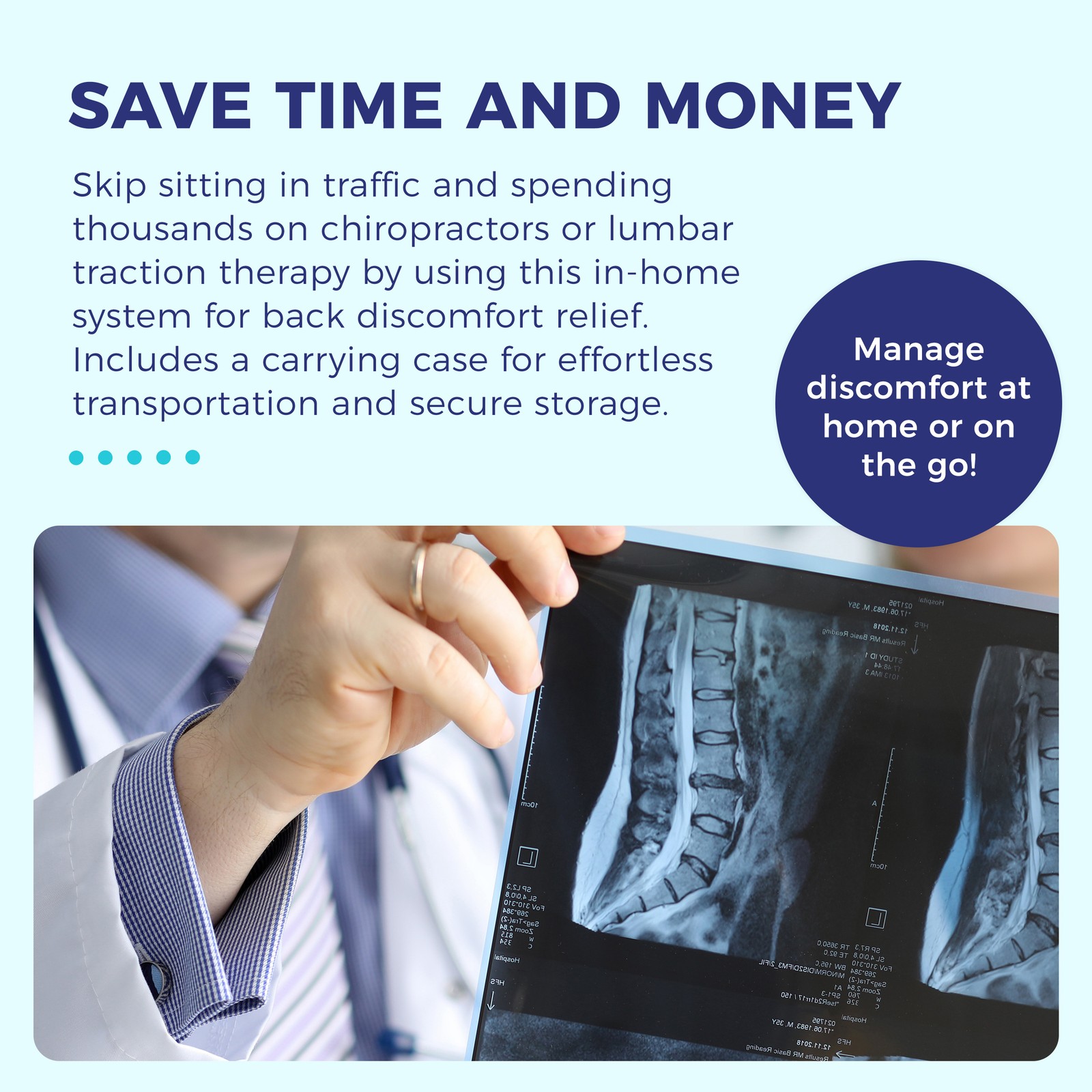 ComforTrac, Lumbar Traction Kit, Home Remedy for Back Problems, Pain Relief