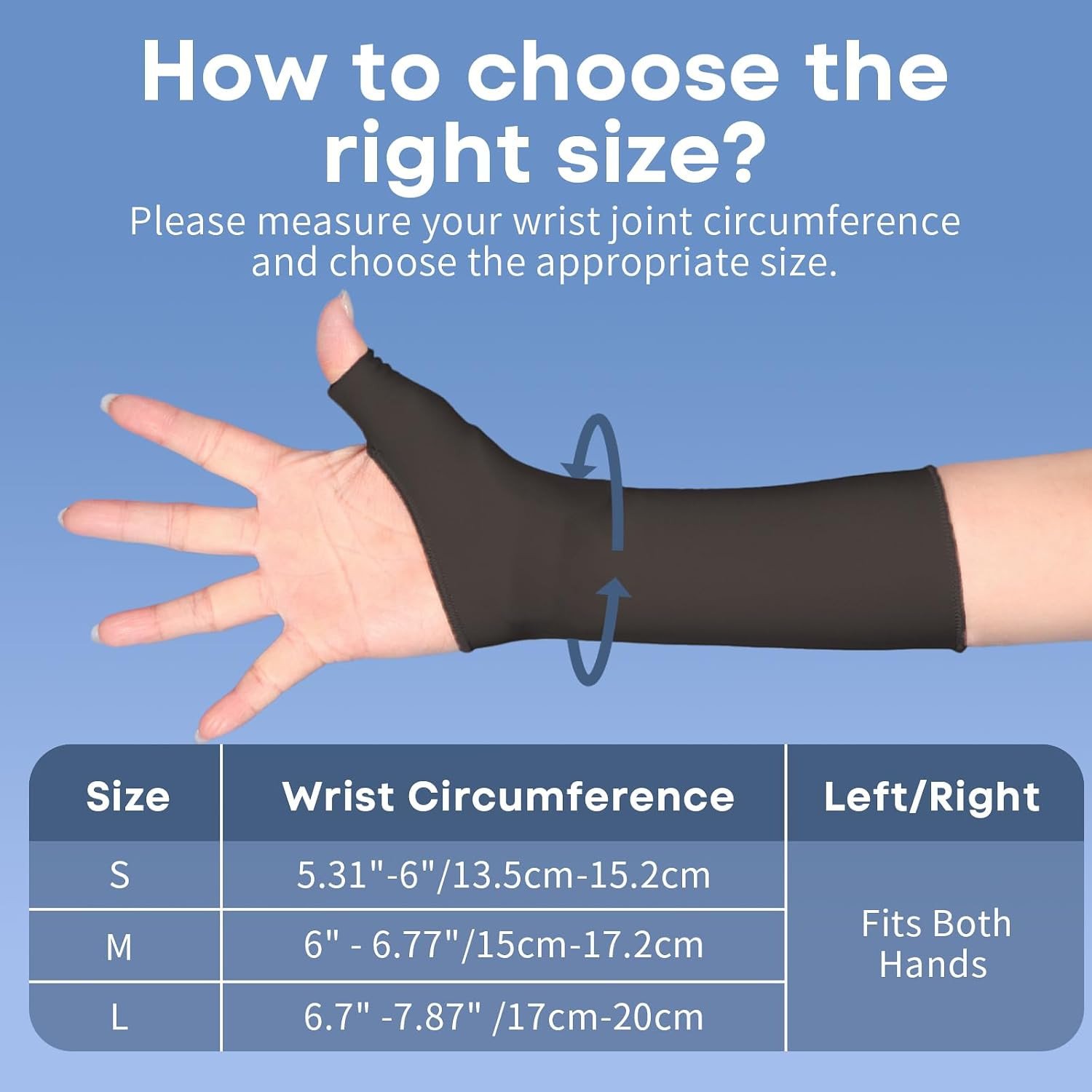 Thumb Wrist Support Braces,Breathable Thumb Compression Sleeves with Soft Gel Pa