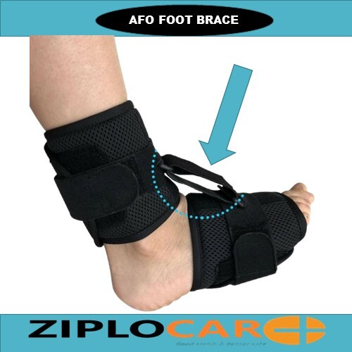 AFO Drop Foot Brace for Unisex Adult Improve Walking Gait, Foot Orthosis Ankle