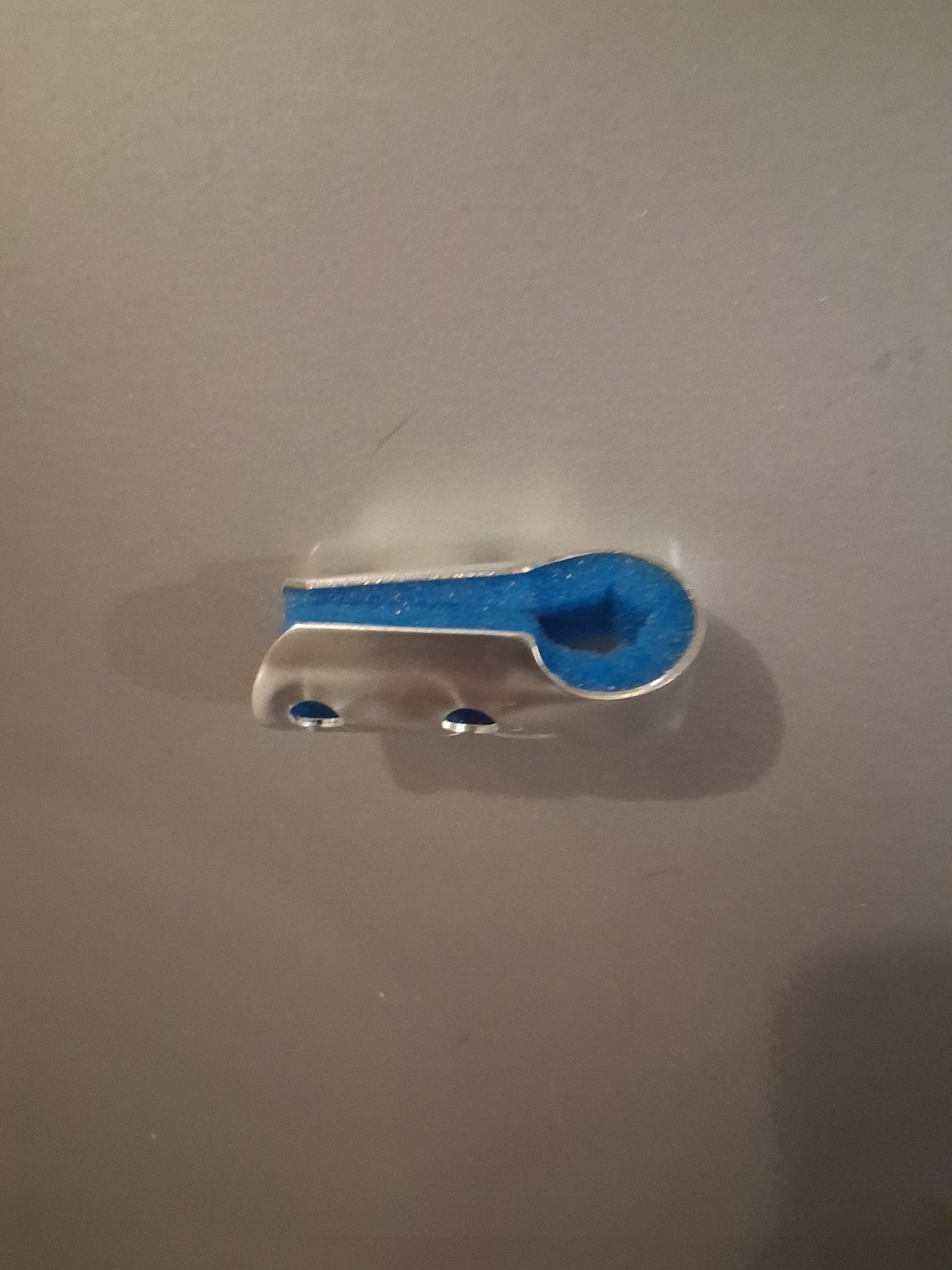 AliMed Finger Cot Fracture Splint 1/4 in Silver/Blue Metal Foam