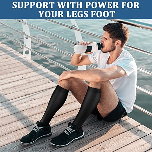 Copper Compression Socks (3 Pairs) 15-20 Small-Medium 13 Black/Coffee/Beige