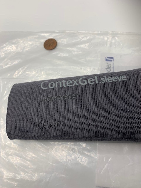 Prosthetic SLEEVE Gray Streifender size S New NIP Small 37 cm length ContexGel