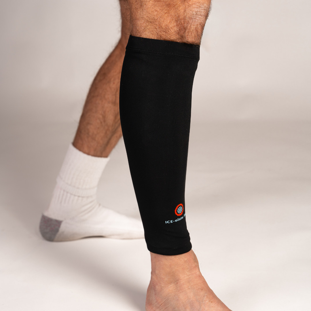 Ankle/Multi-Zone Compression Knee Sleeve w/ Reusable Hot/Cold Gel Pk (XX-Large)