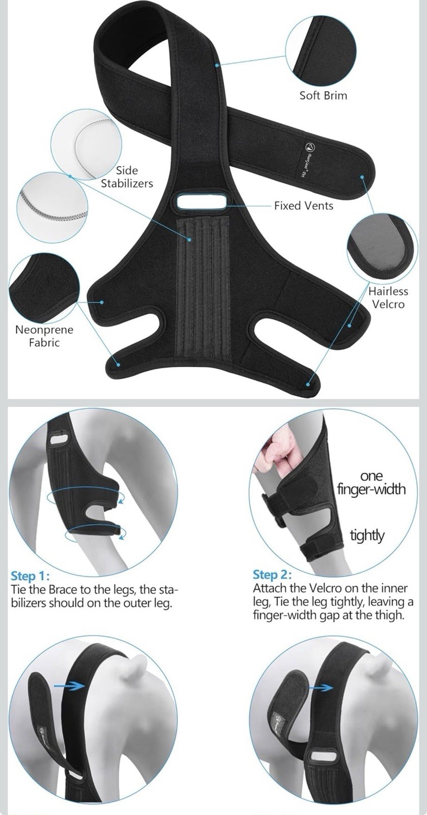 Knee Brace for Dogs ACL with Side Stabilizers,Knee Cap Dislocation Arthritis XXL