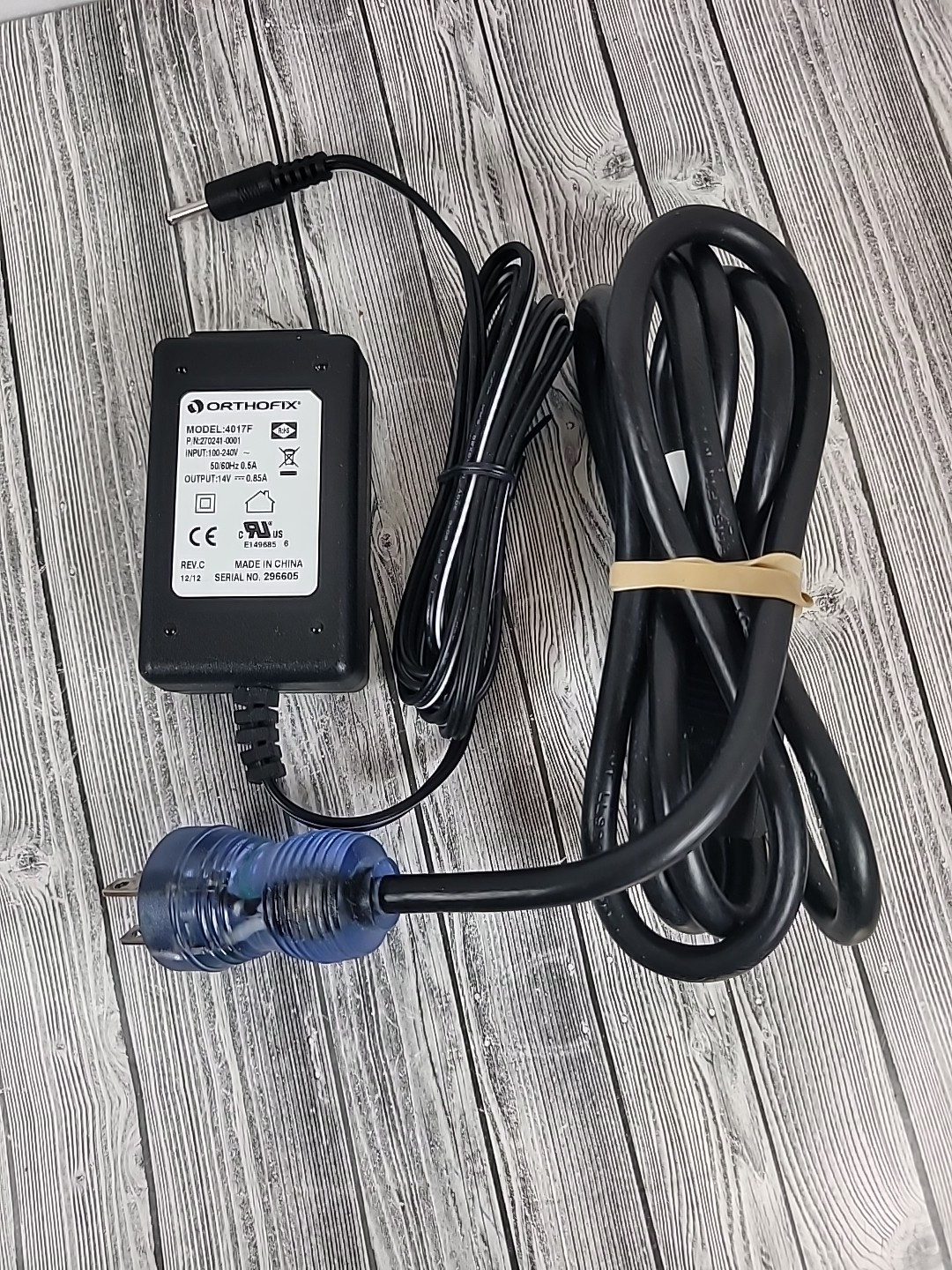 Ortho Fix Cervical Stim Spinal Fusion Therapy 2505 Power Supply Charger