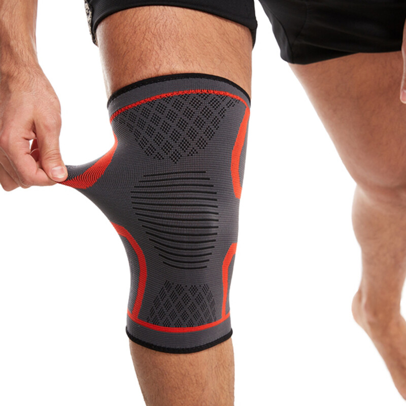 1/2Pcs Knee Brace Support Compression Sleeve Arthritis Joint Injury Pain Relief