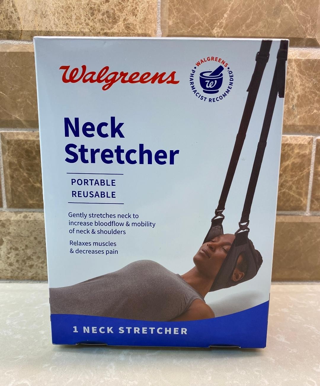 WALGREENS NECK STRETCHER PORTABLE REUSABLE BRAND NEW
