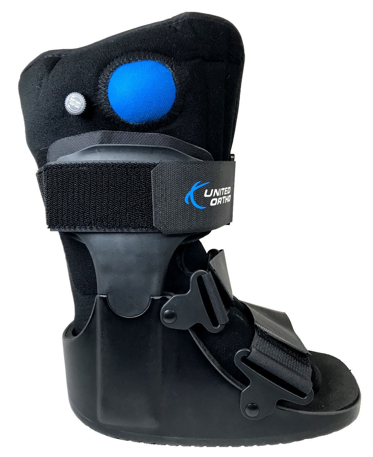 United Ortho USA14115 Short Air Cam Walker Fracture Boot Black Extra Small Boot
