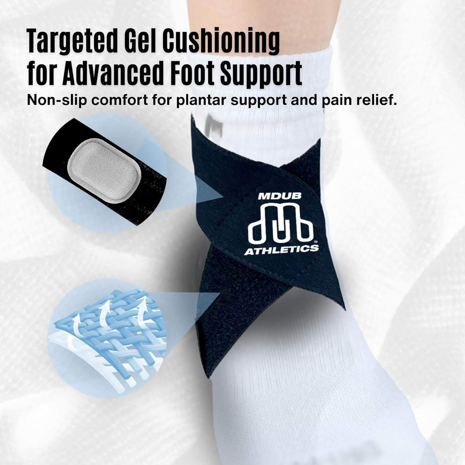 Ankle X Strap for Achilles Tendon and Planter Fasciitis Support, 1 Pack, Ankle T