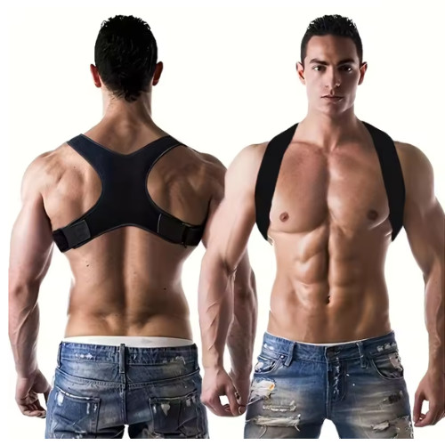 Adjustable Posture Corrector Back Support Belt for Men & Women – Neck & Shoulder