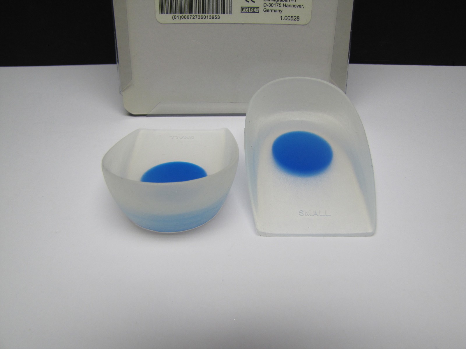 Breg Medical Grade Silicone Heel Cups Shoe Inserts – 11092 – Womens Size Small