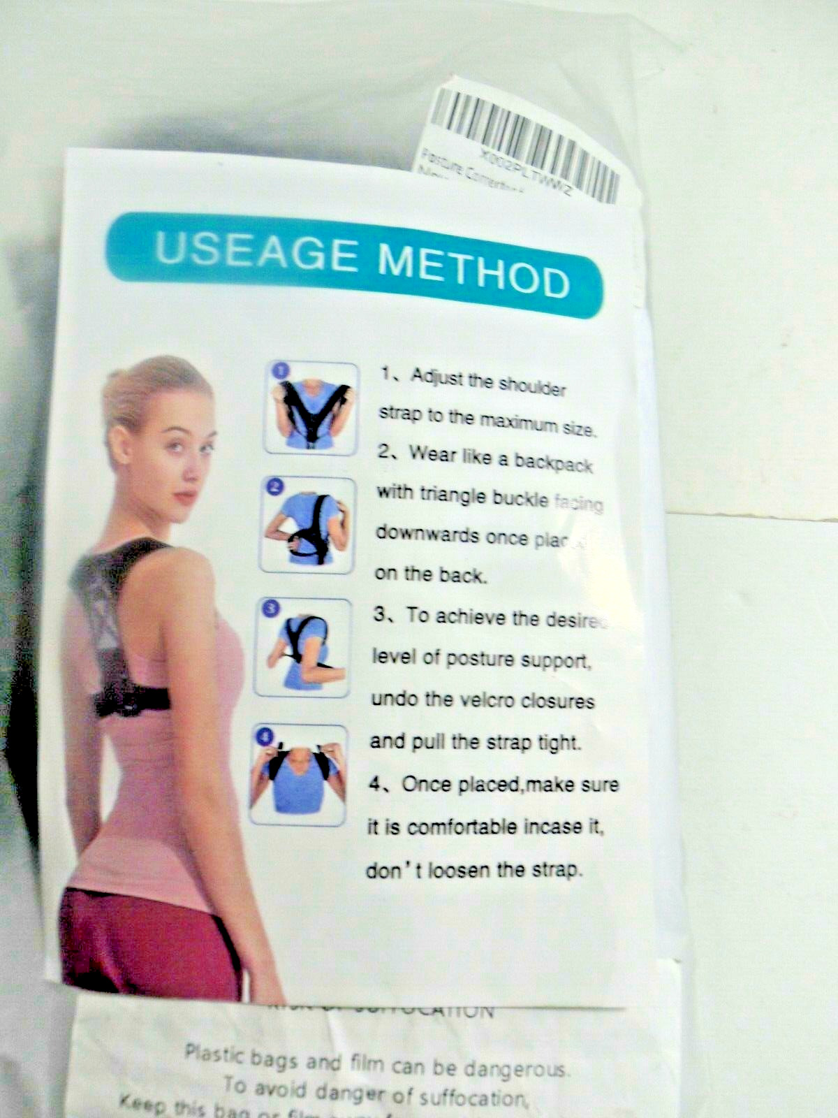 Posture Corrector Back Brace Mens & Womens Back Brace Adjustable