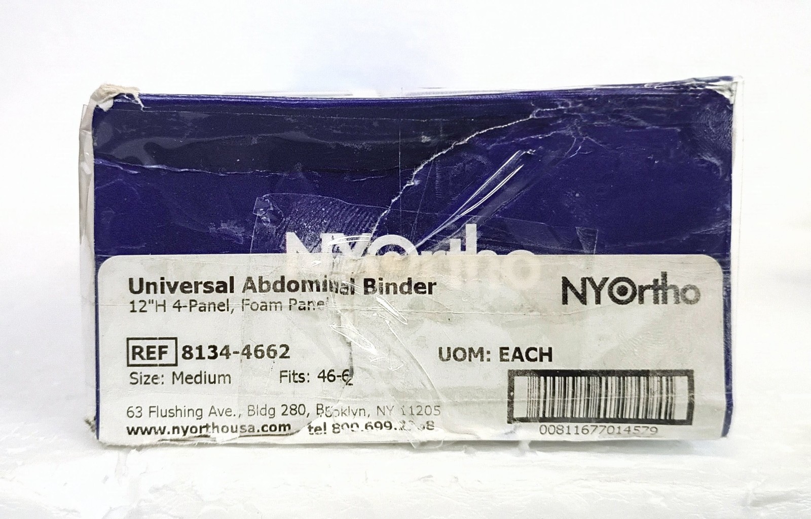 NYOrtho Abdominal Binder 45-60 In Waist 9 In 3-Panel Post Surgery Support