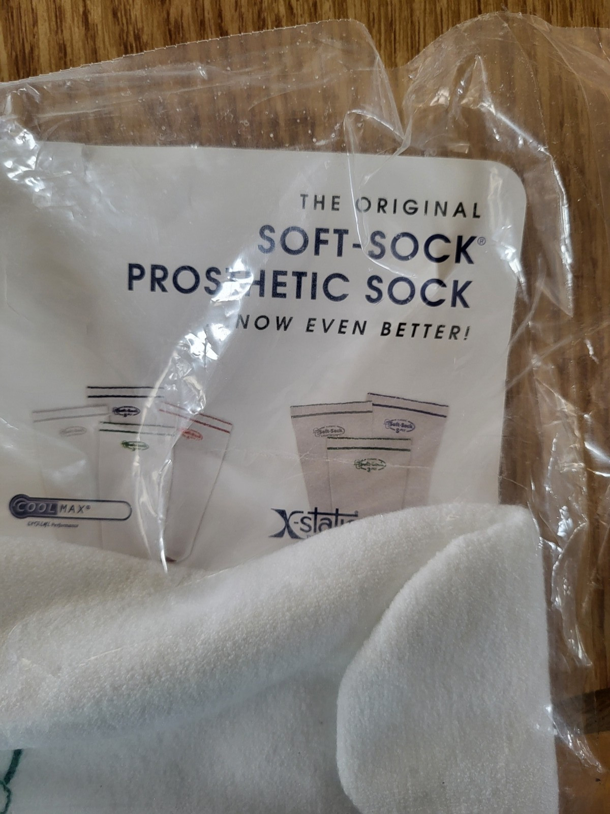 Knit-Rite Prosthetic Soft Sock Size #1 #2 8-12 Hole In Toe 1SP5RGXS 5 PLY