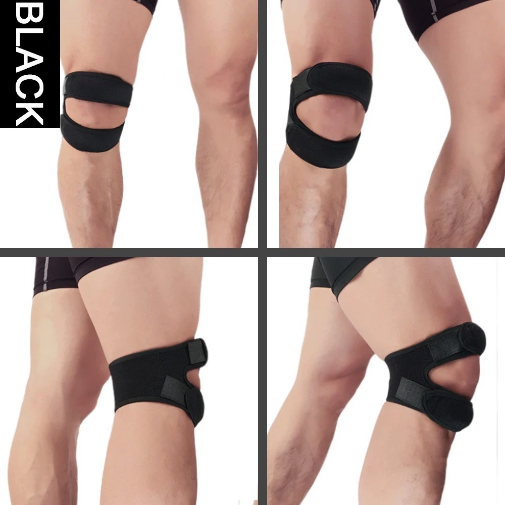 1 Pair Compression Knee Support Brace Patella Joint Pain Arthritis Relief Sleeve