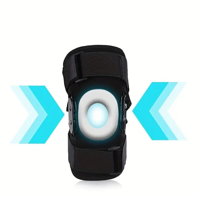Hinged Knee Brace Sleeve Compression Support Meniscus Joint Pain Arthritis Sport