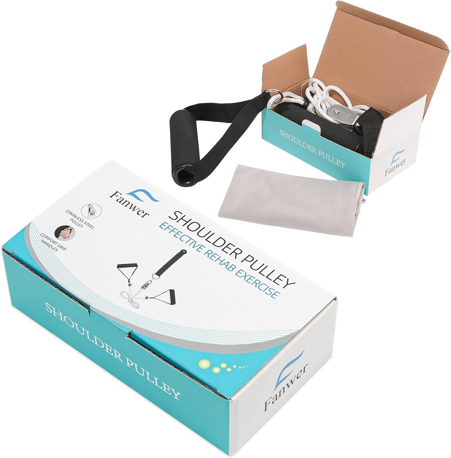 Shoulder Pulley, Over The Door Pulley System for Shoulder Rehab, Shoulder Exe…