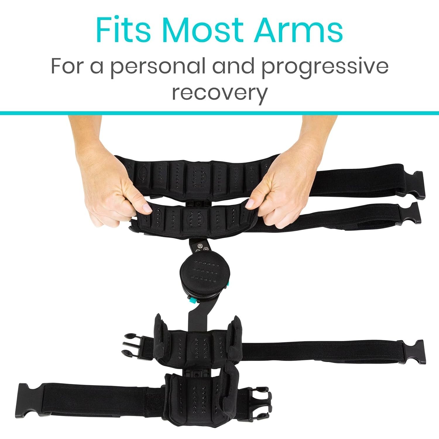 Vive Hinged Elbow Brace ROM Left Shoulder Strap Adjustable Support Sling SUP2006