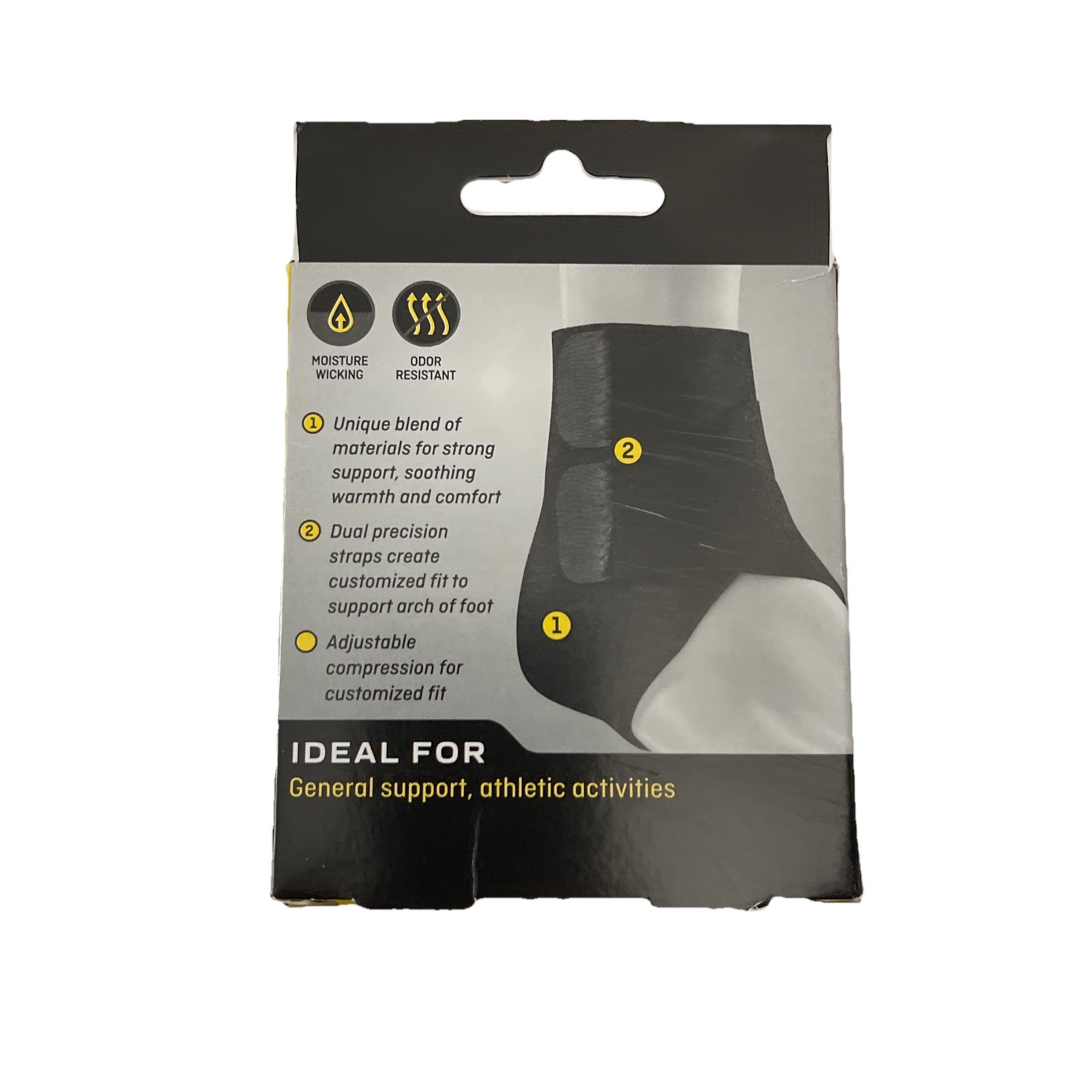 3M Futuro Ankle Performance Support Wrap adjustable Size Mod/Med Support 7-10.5”