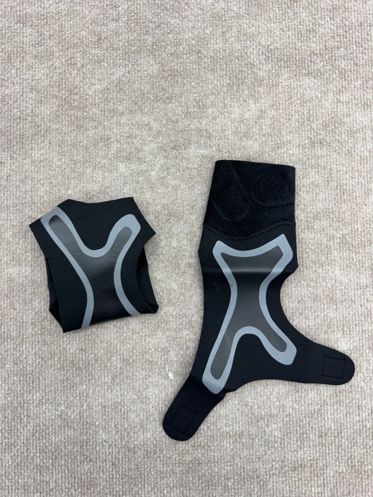 Shein Black Adjustable Compression Ankle Braces Adults Size Medium