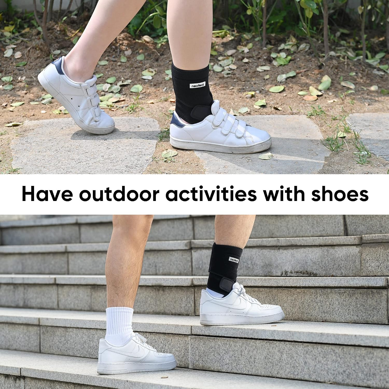 Drop Foot Brace – Adjustable AFO Ankle Brace for Walking & Stroke Recovery, Brea