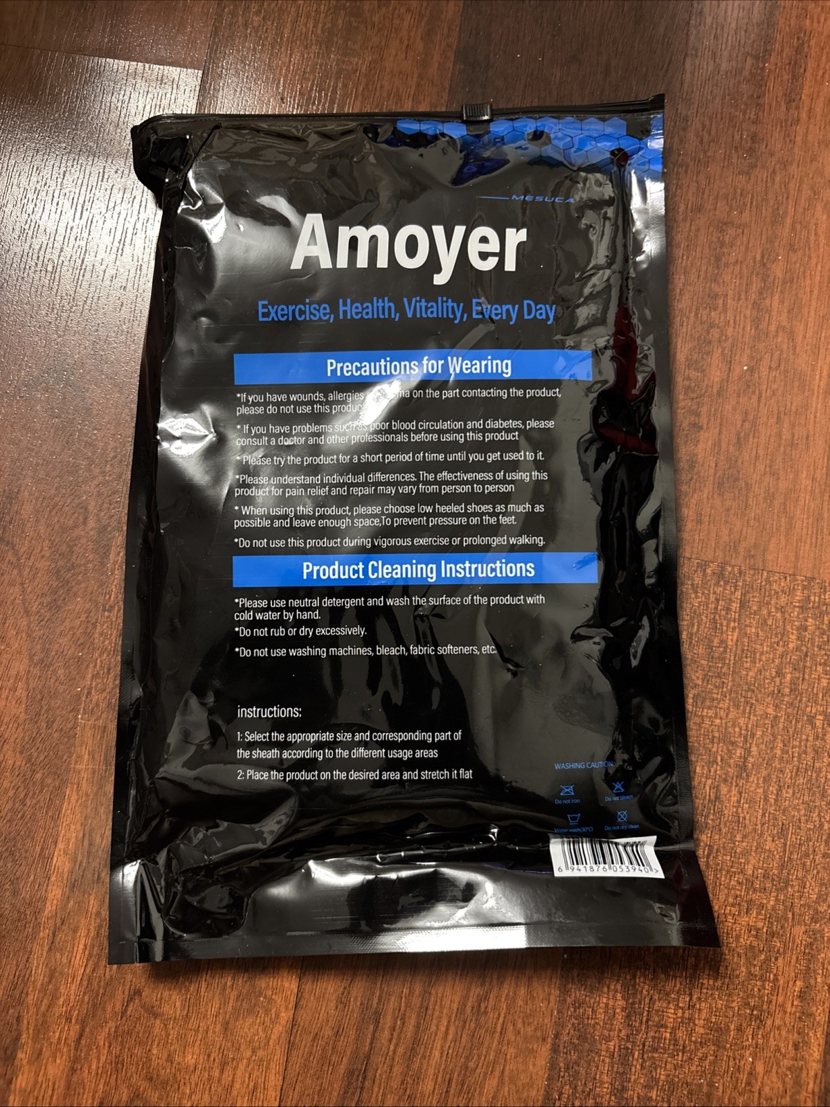 Amoyer Compression Support Sleeve – Pain Relief & Recovery Wrap –NEW Pair in pkg