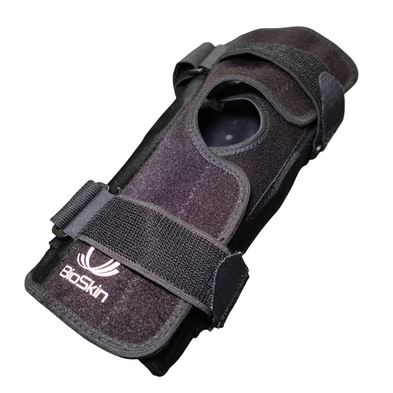 Black BioSkin Front Closure Knee Brace Adjustable Adult Size 2 (Medium)