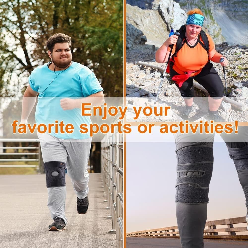 Plus Size Knee Brace for Women and Men,Extra Large Knee Braces for Knee Pain Plu