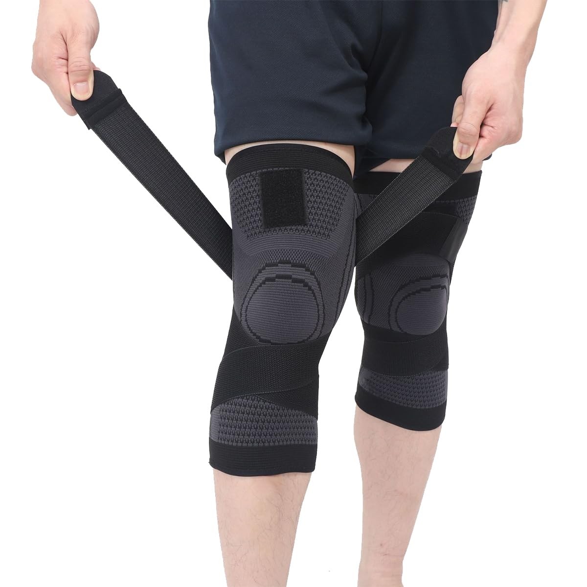 2 Pack Knee Wraps for Pain Relief, Knee Wrap Knee Compression Sleeve Knee Sle…