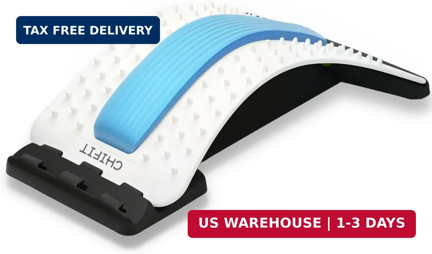 ChiFit Multi-Level Back Stretching Device – Immediate Relief for Herniated Disc,