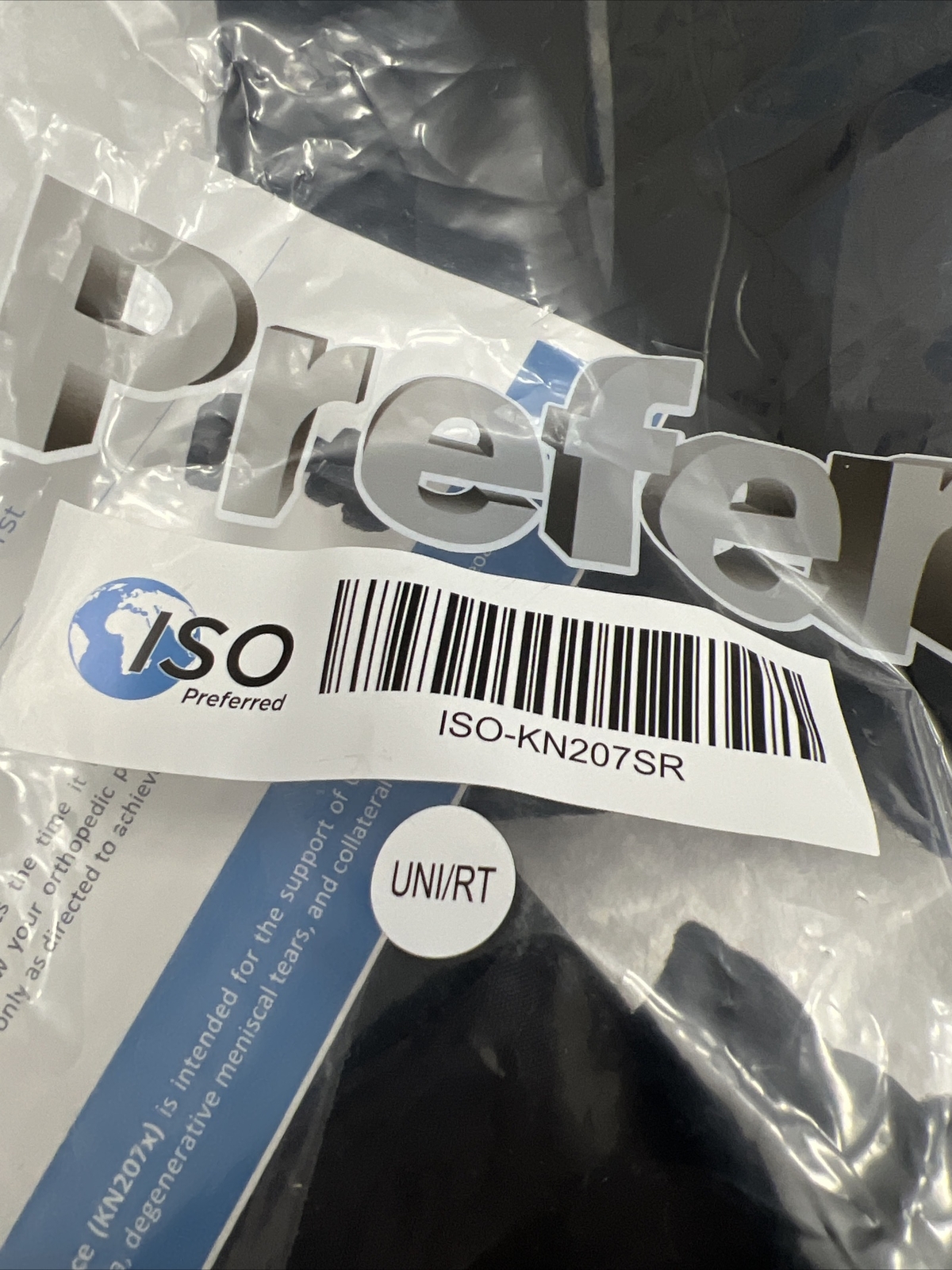 New Iso Preferred Black KOA ROM Hinge Right Knee Brace KN207SR Size UNI/RT