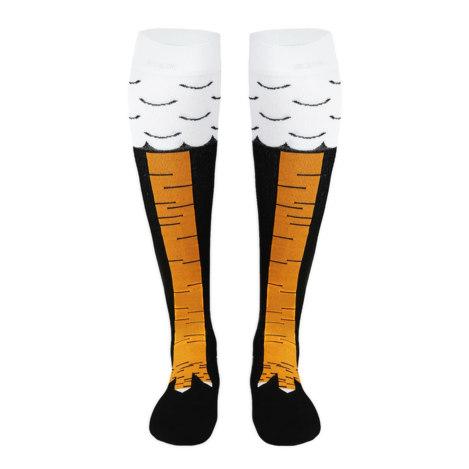 Compression Socks for Women Knee High Chicken Leg Socks for Halloween Thanksg…