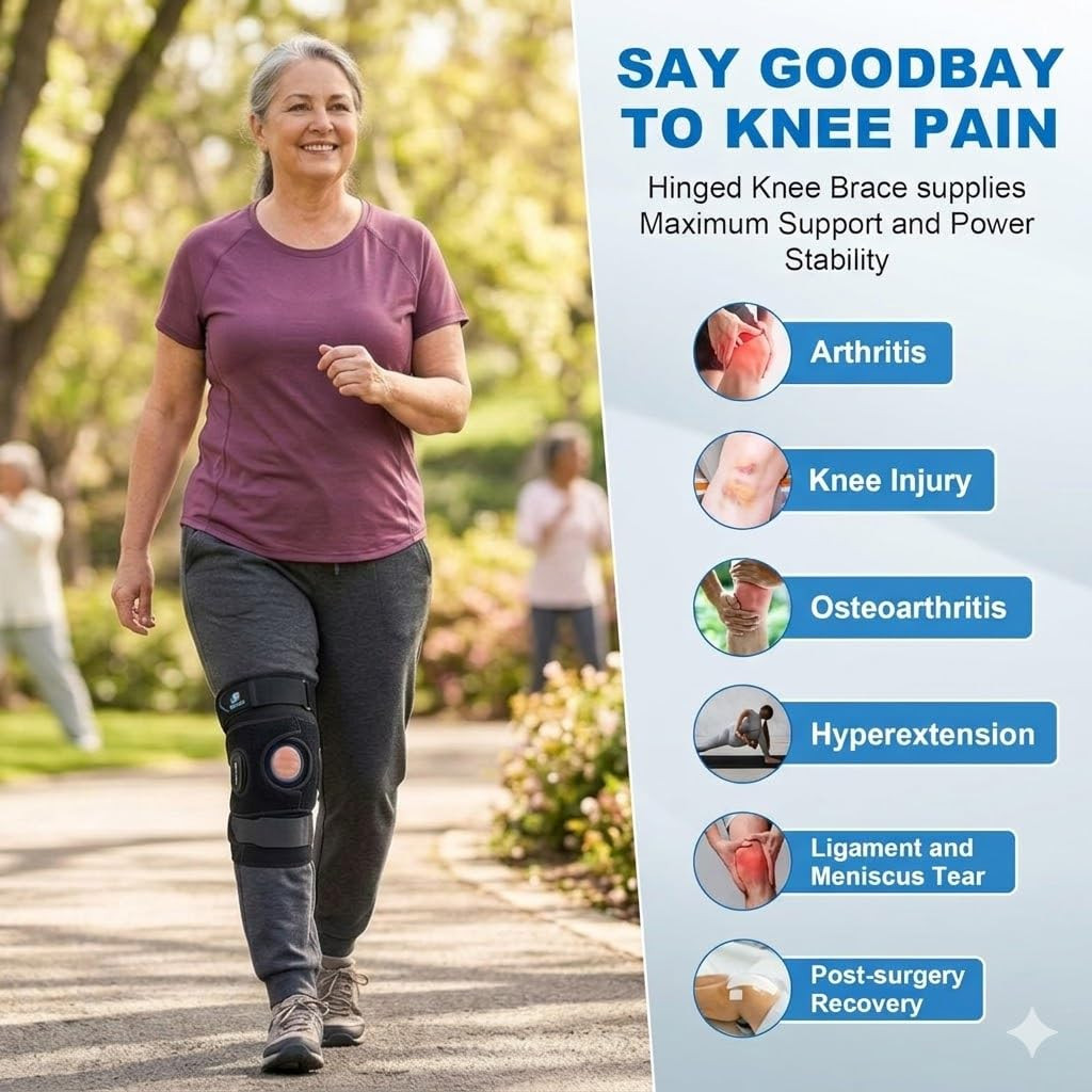 Ultimate Plus Size Knee Brace for Joint Pain Relief & Injury Recovery