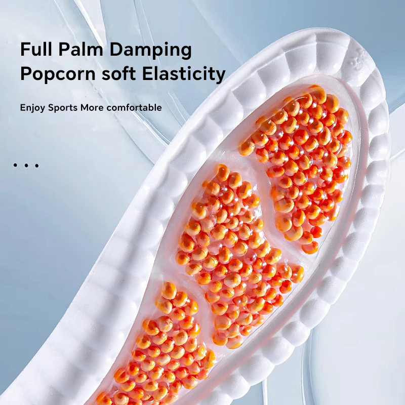 1Pair Sport Insoles Full for Feet PU air cushion Sole Soft Breathable Shock Abso
