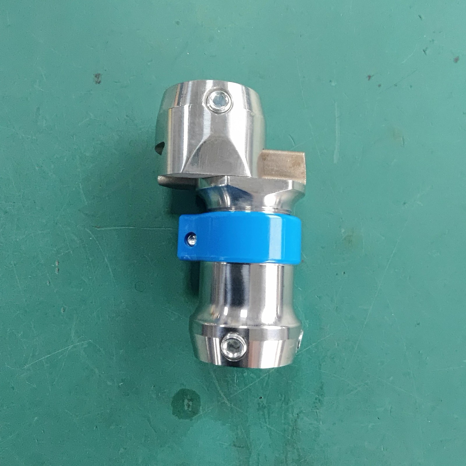 Prosthetic Adjustable Height Sliding Connector Ti SS 86-105mm Dual Joint