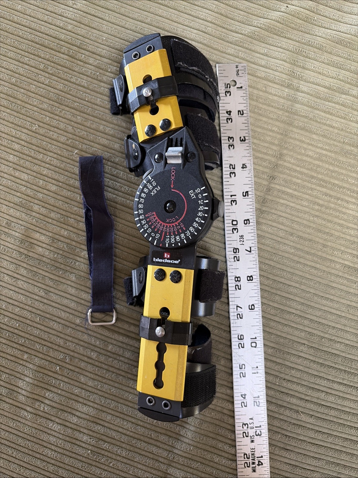 Bledsoe Wee Bow Post Op Elbow ROM Brace Left Arm Youth Child Woman’s Small