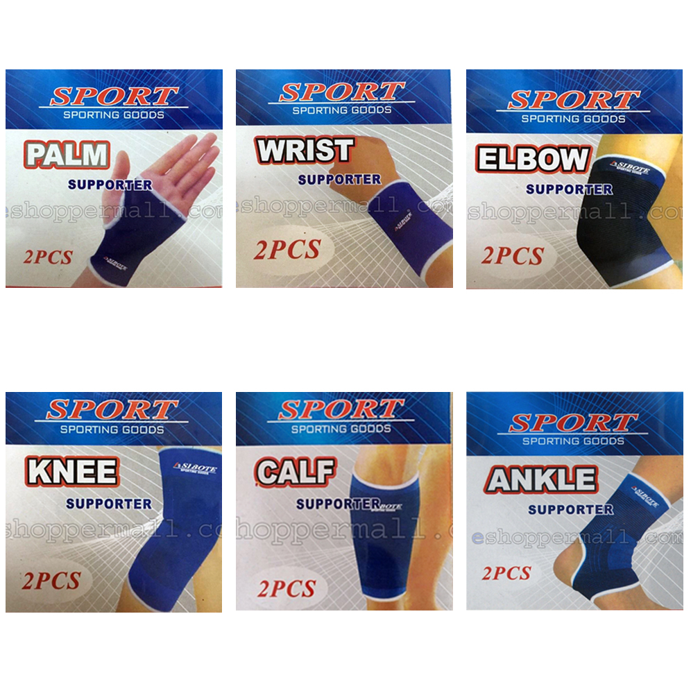 2 Pcs Brace Elastic Muscle Support Compression Sleeve Sport Pain Relief AD-35722