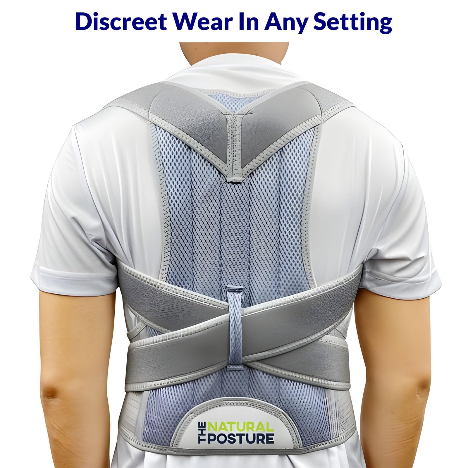 Posture Corrector for Men and – Lumbar Back Brace and Shoulder Straightener -…
