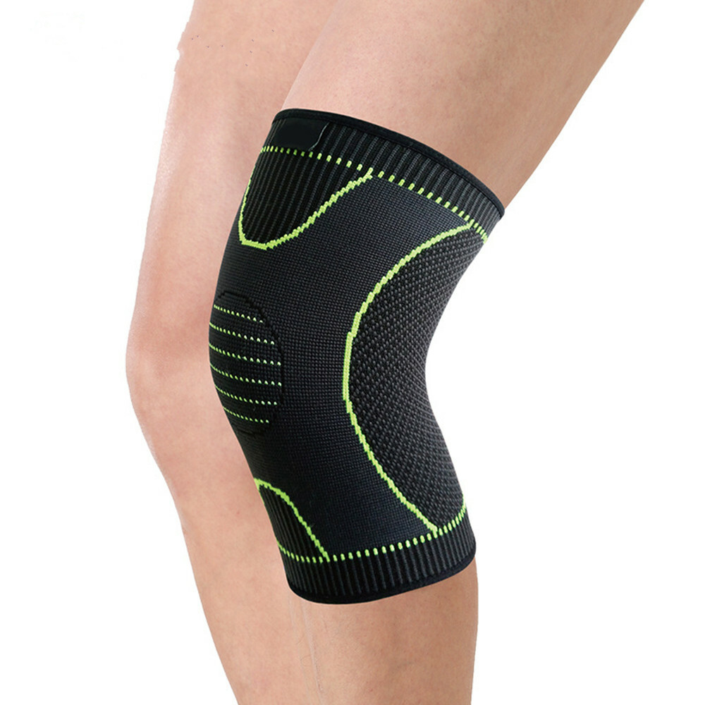 2PC Knee Support Wrap Brace Sleeve Elastic Muscle Arthritis Sports Pain Relief