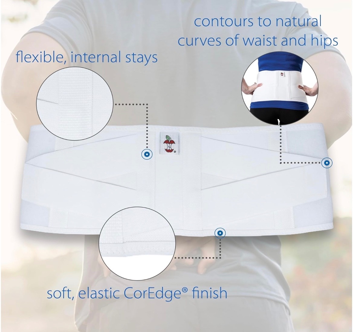 Core Products Corfit LS Back Support Compression Ease Pain Stabilize Spine – XS