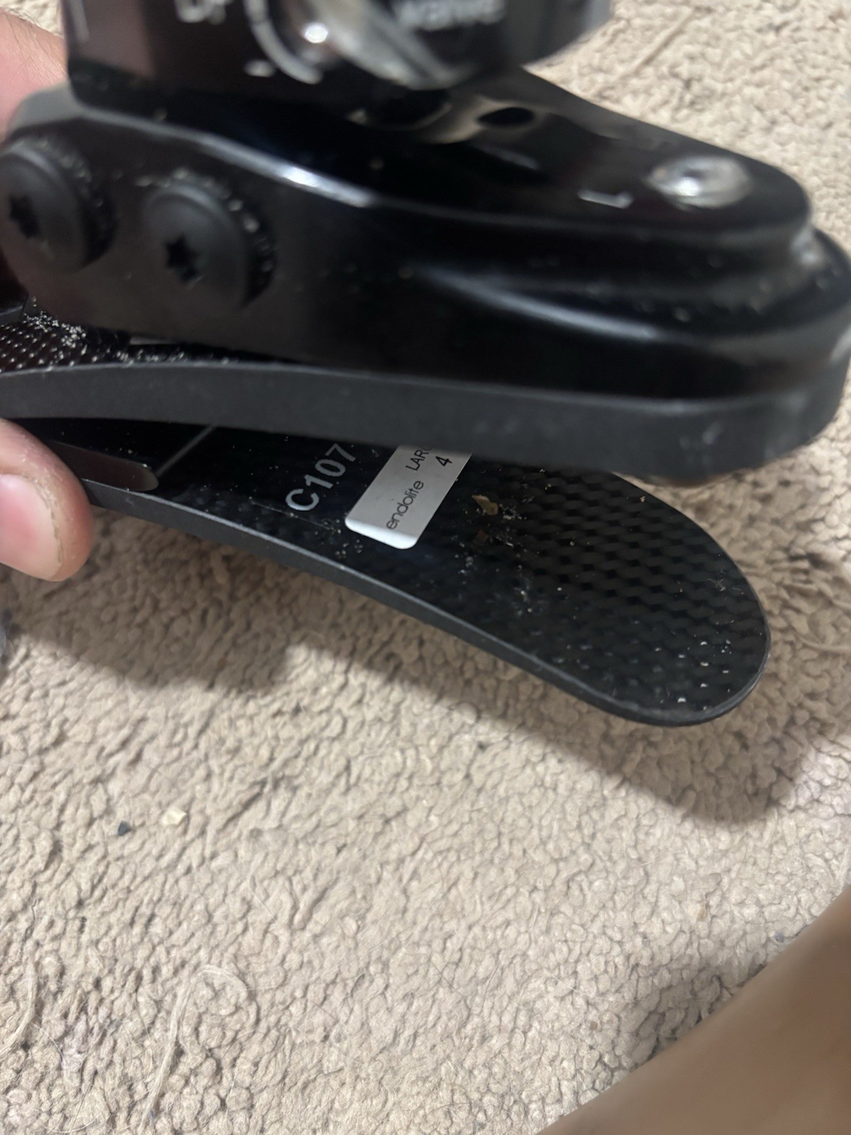 Endolite Blatchford Echelon Prosthetic Left Foot Size 27 / Cat 4 Carbon Fiber